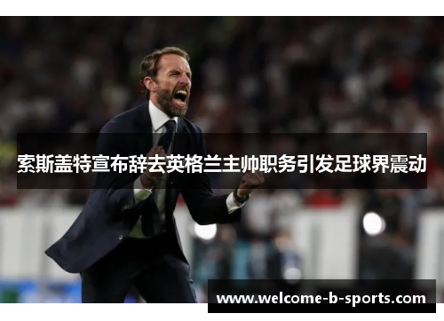 索斯盖特宣布辞去英格兰主帅职务引发足球界震动